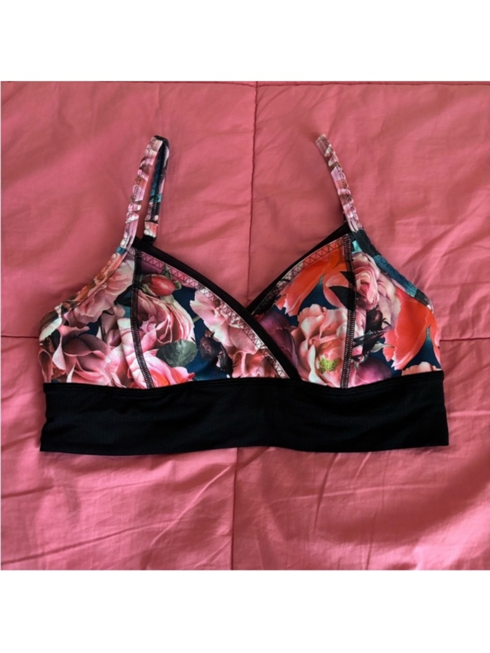 Lululemon Floral Sports Bra